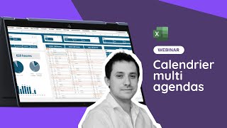 Créer un calendrier déquipe sur Excel qui gère plusieurs agendas simultanément  Webinaire [upl. by Otreblada]