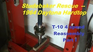 Studebaker Rescue Video 35  T10 4 speed Reassembly Part I [upl. by Nirret]