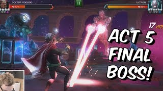 Act 5 Chapter 4 Final Boss  Insane OG Ultron  Marvel Contest Of Champions [upl. by Ahsikat18]