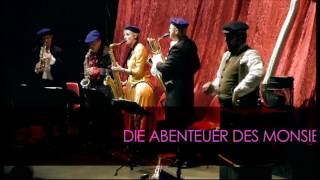 Die Abenteuer des Monsieur Sax Pindakaas Saxophon QuartettTrailer [upl. by Adli]