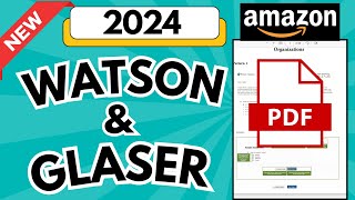 Amazon Watson Glaser Test Answers 2024  Watson Glaser Critical Thinking Appraisal Test WGCTA [upl. by Sible]