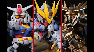 Welcome to the SD WorldGUNDAM BARBATOS LUPUS REXampRX782 GUNDAMampUNICORN GUNDAM 03 PHENEX [upl. by Kalvn]