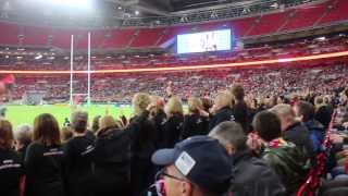 Saracens Rugby Song  Wembley October 18th 2013 [upl. by Schwejda721]