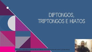 Diptongos Triptongos e Hiatos [upl. by Robbert149]