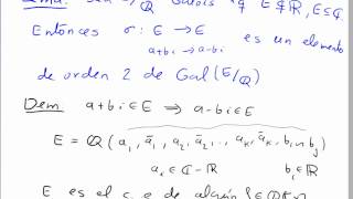 Conjugación es un automorfismo en cualquier extensión de Galois [upl. by Mohsen303]