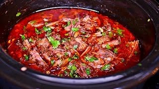 Slow Cooker Barbacoa Recipe  How to Make Beef Barbacoa [upl. by Ynnob722]