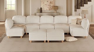 Best Modular Sectional Sofa for Living Room  LLappuil Modular Sectional Sofa [upl. by Jamie]