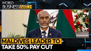 Maldives Plans Pay Cuts To All State Leaders amp Political Appointees  World Business Watch  WION [upl. by Reprah]