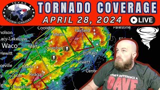 April 28 2024 LIVE Texas Tornado and Flooding Coverage Extended [upl. by Lahpos766]