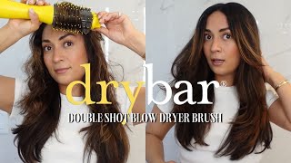 IS IT WORTH IT The Dry Bar Double Shot BlowDryer Brush Changed My Hair Game  My Honest Review [upl. by Hyacinth]