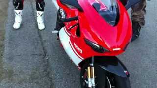 Ducati Desmosedici RR MotoGP Replica Sport Bike on Mulholland Highway [upl. by Rochette356]