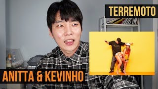 COREANO REAGINDO Anitta amp Kevinho  Terremoto Official Music Video REACT [upl. by Clarette]