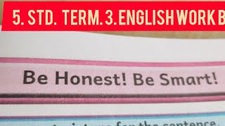 5 std English work book unit 2 Be honest Be smart answer term 3 [upl. by Noicnecsa]