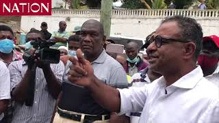 Mombasa fishermen protest grabbing of fish landing site [upl. by Dworman]