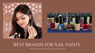 Best nail paint brands Long wear nail paints  Malayalam [upl. by Aala]