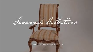 Luxury furniture Dining Chair by Savannah Collections Thomasville [upl. by Aihtibat71]