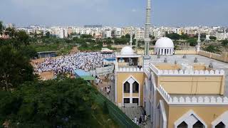 Eid at Alamgir Masjid  Madhapur Hitech City  2017  4K UHD [upl. by Alejna]