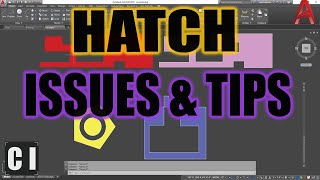 AutoCAD Hatch Problems amp Tips  Boundary Errors  Time Saving Tricks  2 Minute Tuesday [upl. by Werdnaed]