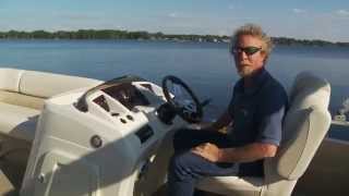 Bennington 24 SSRX Pontoon Boat Test [upl. by Laehcar28]