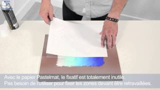 Tuto vidéo  le fixatif et le papier Pastelmat [upl. by Elleiad]