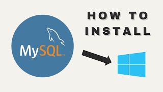 How to install MySQL on Windows [upl. by Ahselat34]