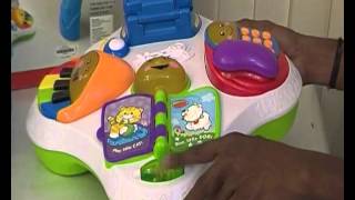 FISHER PRICE LAUGH amp LEARN MUSICAL TABLE [upl. by Hpesoy]