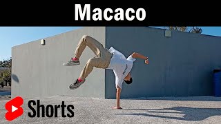 TUTORIAL de MACACO 🤸 parkour shorts [upl. by Ahsilyt963]