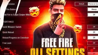 😊নতুন ফ্রি ফায়ার অটো হেডশট প্রো সেটিংস২০২৪free fire headshot setting 2024🥴 [upl. by Adnarb]