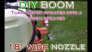 DIY Boomless 18 Sprayer  ATV  Turn an ATV spot sprayer into a Boom Sprayer [upl. by Midge229]