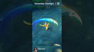 no not November Starlight mobilelegends mlbb burmetonxgaming crd [upl. by Orazal784]