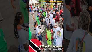 STEEL PAN MUSIC in Trinidad and Tobago JBManCavecom Shorts [upl. by Immak]