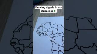 Drawing countries in my africa map pt 1 [upl. by Ennovyhs]