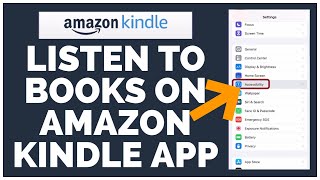 How To Listen to Books on Amazon Kindle App 2022 [upl. by Odawa]