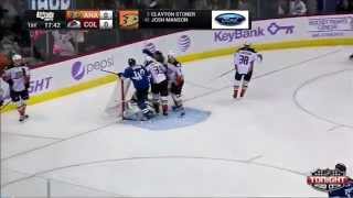 Dennis Everberg  First NHL Goal  Colorado Avalanche [upl. by Eeryn]