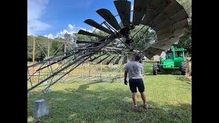 Timelapse Jimmy Carter Boyhood Farm Windmill Restoration [upl. by Frans]