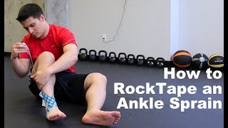 How to RockTape for an Ankle Sprain [upl. by Ahseinod]