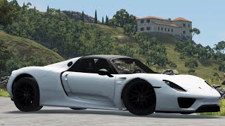 2015 Porsche 918 Spider mod Beamng [upl. by Anairam918]