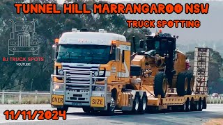 Truck Spotting Tunnel Hill Marrangaroo NSW 11112024 truck trucking truckspotting [upl. by Idelle]