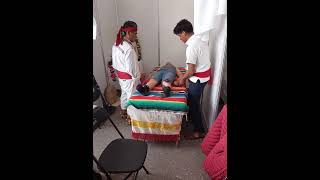 limpia shaman cdmx mexico aztecas prehispanico medicinal shaman terapia [upl. by Anaj907]