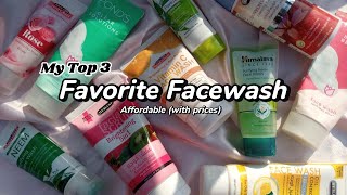 Top 3 Best and Affordable Facewash  Affordable skincare products  Winter selfcare  Honest Review [upl. by Dnalkrik]