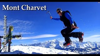 Ski de randonnée  Mont Charvet  2538 m [upl. by Gnah]