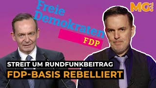 Streit um RUNDFUNKBEITRAG  FDPBasis rebelliert und setzt sich durch [upl. by Clerk199]