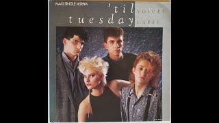 TIL TUESDAY quotVoices Carryquot Long Version Synth Pop New Wave 106 BPM 12quot Single 1984 [upl. by Theressa521]