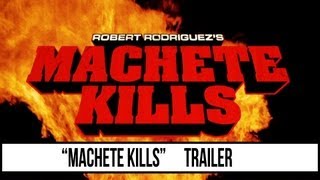 Machete Kills TRAILER Lady Gaga Danny Trejo Michelle Rodriguez Sofia Vergara [upl. by Hatti]