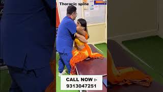 Thoracic spine  Chiropractic treatment in Delhi  Dr Varun  Call  9313047251 dwarka doctor [upl. by Nyberg]