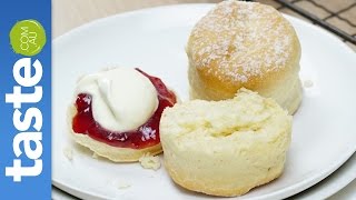 How To Make Basic Scones  tastecomau [upl. by Revell]