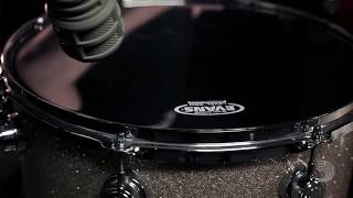 Evans Drumheads Black Chrome Tom Heads [upl. by Cordy842]