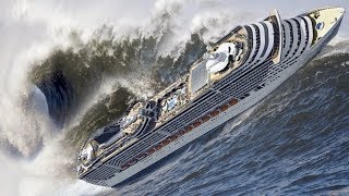 18 Crazy Videos Of Cruise Ships Caught In Massive Storms [upl. by Dwyer]