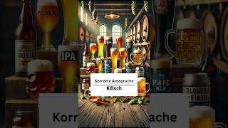 Die korrekte Aussprache dieser Biersorten ☝🏼🍺 education lernen [upl. by Virg]