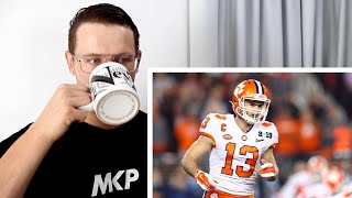 Rugby Player Reacts to HUNTER RENFROW Clemson Tigers College Football Career Highlights [upl. by Sirob]